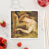 Ein Meereszauber (von Dante Gabriel Rossetti) Serviette (Beispiel)