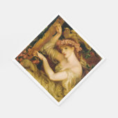 Ein Meereszauber (von Dante Gabriel Rossetti) Serviette (Ecke)