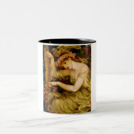 Ein Meereszauber (von Dante Gabriel Rossetti) Zweifarbige Tasse
