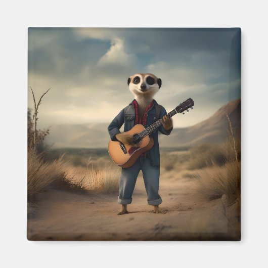 Ein Meerkat Land und Western Künstler, Magnet (Vorne)