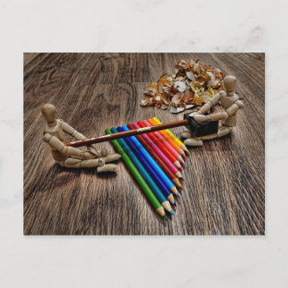 Ein mehr und wir gehen Zupacken etwas Kaffee Postkarte