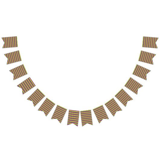 ein mehrfarbiger Streifen mit Punkten Wimpelkette (Alle)