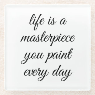 Ein meisterlicher Untersetzer aus Glas