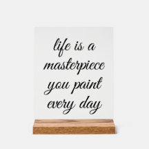 Ein Meisterwerk-Akryllisches Zeichen