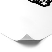 Ein Meisterwerk und ein Stück, das in Arbeit ist Poster (Ecke)