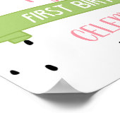 Ein Melon-Begrüßungszeichen Poster (Ecke)