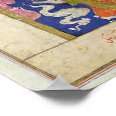 Ein Mensch lesen, Illustration Poster (Ecke)