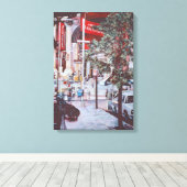 Ein Mentalmoment Leinwanddruck (Insitu (Holzboden))