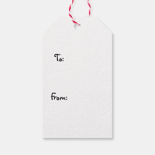 Ein Meowy Cat Weihnachten Geschenkanhänger (Rückseite)