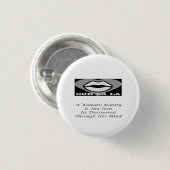 Ein Merkmal "Beauty-Frauengedicht" Button (Vorne & Hinten)
