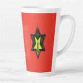 Ein Merkmal "Beauty-Frauengedicht" Milchtasse (Rechts)