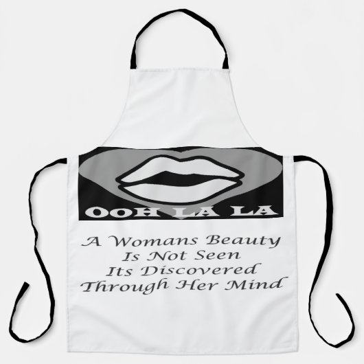 Ein Merkmal "Beauty-Frauengedicht" Schürze (Vorderseite)