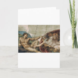 Ein merkwürdiger Gott. Feiertagskarte