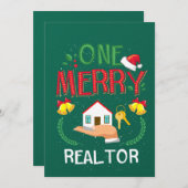 Ein Merry Realtor Real Anwesen Ugge Christmas Einladung (Vorne/Hinten)