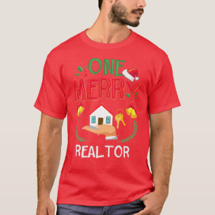 Ein Merry Realtor Real Anwesen Ugly Christmas Swee T-Shirt