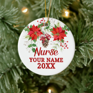 Ein Merry RN Nurse registrierter Krankenpfleger We Keramik Ornament