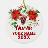 Ein Merry RN Nurse registrierter Krankenpfleger We Keramik Ornament (Vorne)