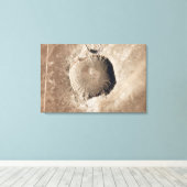 Ein meteoriter Aufprallkrater Leinwanddruck (Insitu (Holzboden))