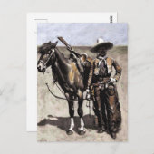 Ein mexikanischer Buccaro in Texas von Frederic Re Postkarte (Vorne/Hinten)
