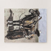 Ein mexikanischer Buccaro in Texas von Frederic Re Puzzle (Horizontal)