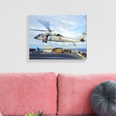 Ein MH-60er Seahawk bereitet sich darauf vor, Muni Leinwanddruck (Insitu (Wohnzimmer))