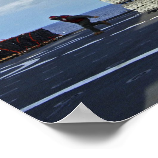 Ein MH-60er Seahawk bereitet sich darauf vor, Muni Poster (Ecke)