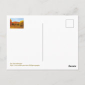 Ein Michigan Fall Postkarte (Rückseite)