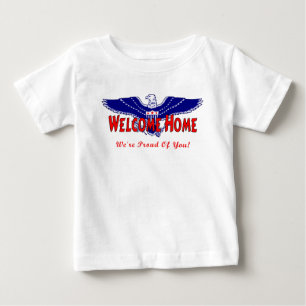 Ein militärisches willkommenes Zuhause Baby T-shirt