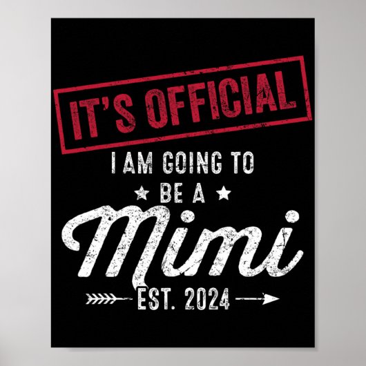 Ein Mimi erster Müttertag - ein neues Oma Poster (Vorne)