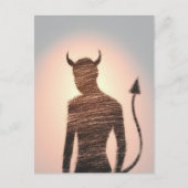 Ein minimalistischer, rosa lila Hintergrund Postkarte (Vorderseite)