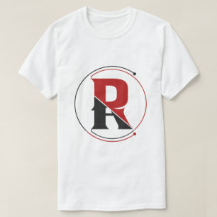 Ein minimalistisches AR-Buchstabenmode-Logo-T-Shir T-Shirt