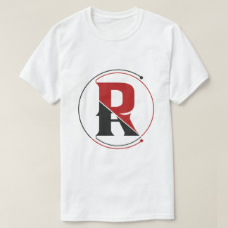 Ein minimalistisches AR-Buchstabenmode-Logo-T-Shir T-Shirt