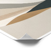 ein minimalistisches Design für abstrakte Kunst Poster (Ecke)