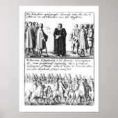 Ein Minister, der das Protestation übernimmt Poster (Vorne)