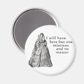 Ein Minister hier Magnet (Vorderseite/Rückseite)