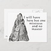 Ein Minister hier Postkarte (Vorne/Hinten)