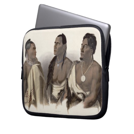 Ein Missouri-Inder, ein Oto indisch und der Leiter Laptopschutzhülle (Vorderseite Links)