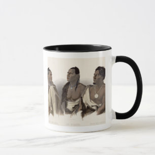 Ein Missouri-Inder, ein Oto indisch und der Leiter Tasse