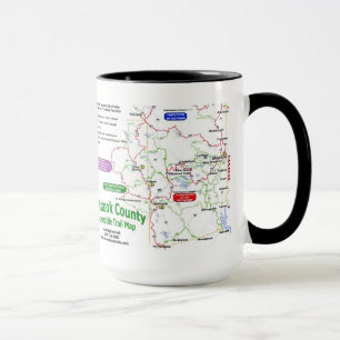 Ein Mistook Landkreis Wanderkarte Tasse
