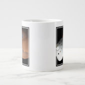 Ein mit Aeroshell angereichertes Raumfahrzeug nähe Jumbo-Tasse (Vorderseite)
