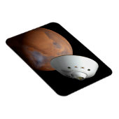 Ein mit Aeroshell angereichertes Raumfahrzeug nähe Magnet (Rechte Seite)