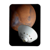 Ein mit Aeroshell angereichertes Raumfahrzeug nähe Magnet (Vertikal)