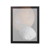 Ein mit Aeroshell angereichertes Raumfahrzeug nähe Notizblock (Rotiert)