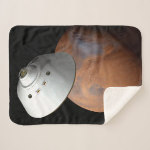 Ein mit Aeroshell angereichertes Raumfahrzeug nähe Sherpadecke