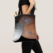 Ein mit Aeroshell angereichertes Raumfahrzeug nähe Tasche (Von Nahem)