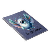 Ein mit Augen Monster - Custom Spiral Notebook Notizblock (Rechte Seite)