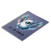 Ein mit Augen Monster - Custom Spiral Notebook Notizblock (Linke Seite)