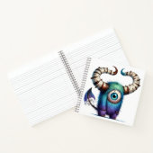 Ein Mit Augen Monster-Notebook Notizblock (Innenseite)