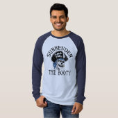 Ein mit Augen Piratenschädel und Kreuzknochen T-Shirt (Vorne ganz)