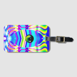 Ein Mit Augen Star Beast Ken Gage Psychedelic Art Gepäckanhänger